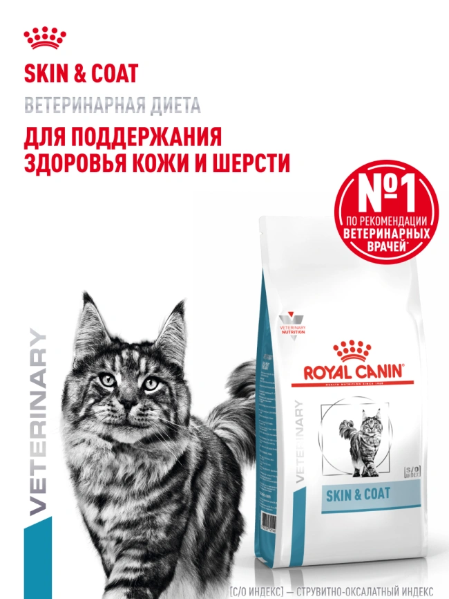 Сухой корм Royal Canin Skin & Coat для кошек, 350 г фото 13
