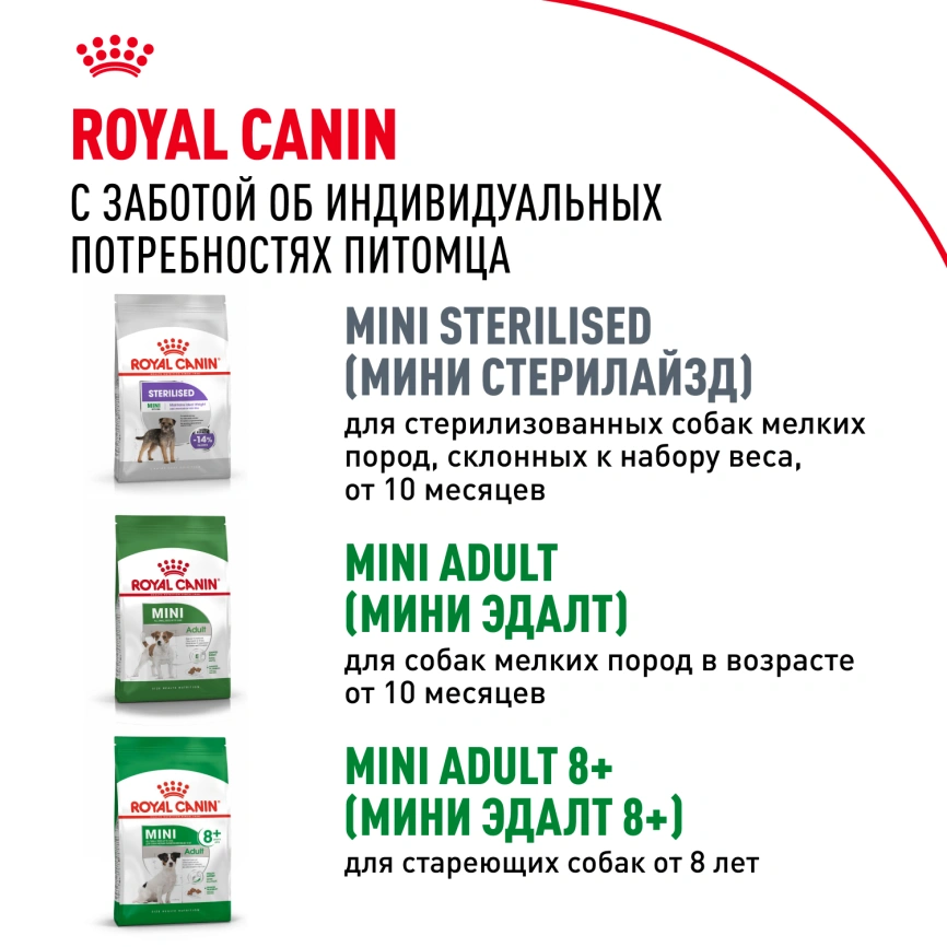 Сухой корм Royal Canin Mini Puppy для щенков, 2 кг фото 18