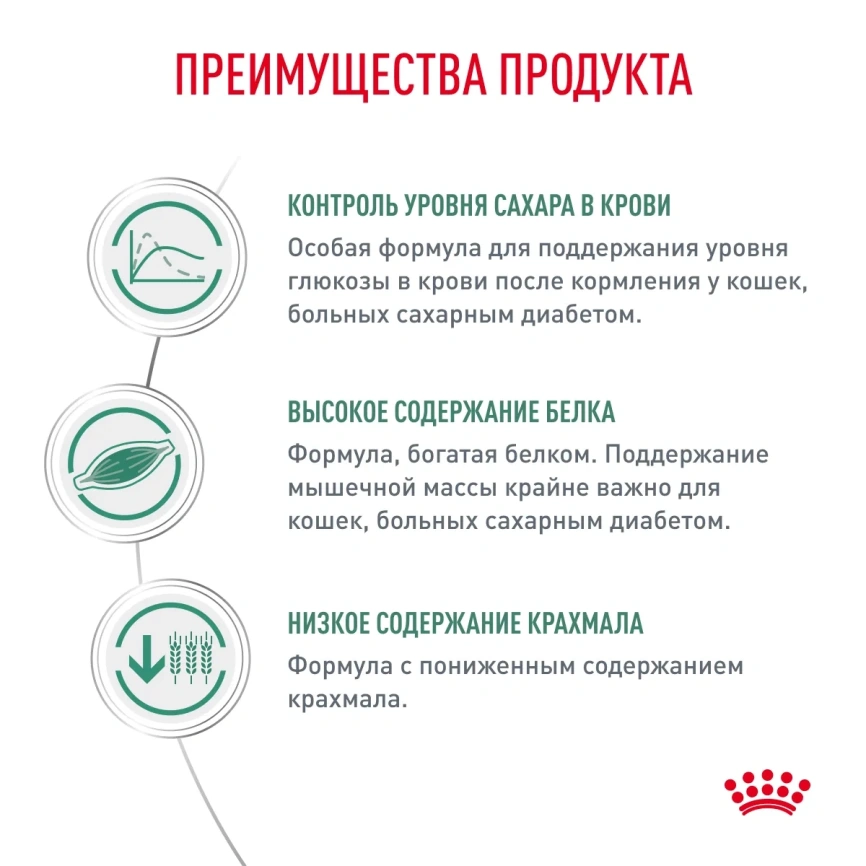 Сухой корм Royal Canin Diabetiс для кошек, 350 г фото 3
