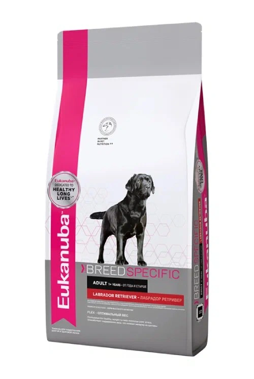Сухой корм Eukanuba Adult Labrador Retriever для взрослых собак породы лабрадор, 10 кг фото 1