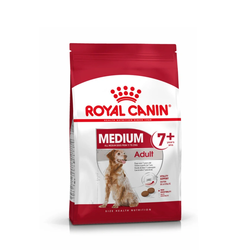 Сухой корм Royal Canin Medium Adult 7+ для собак, 15 кг фото 11