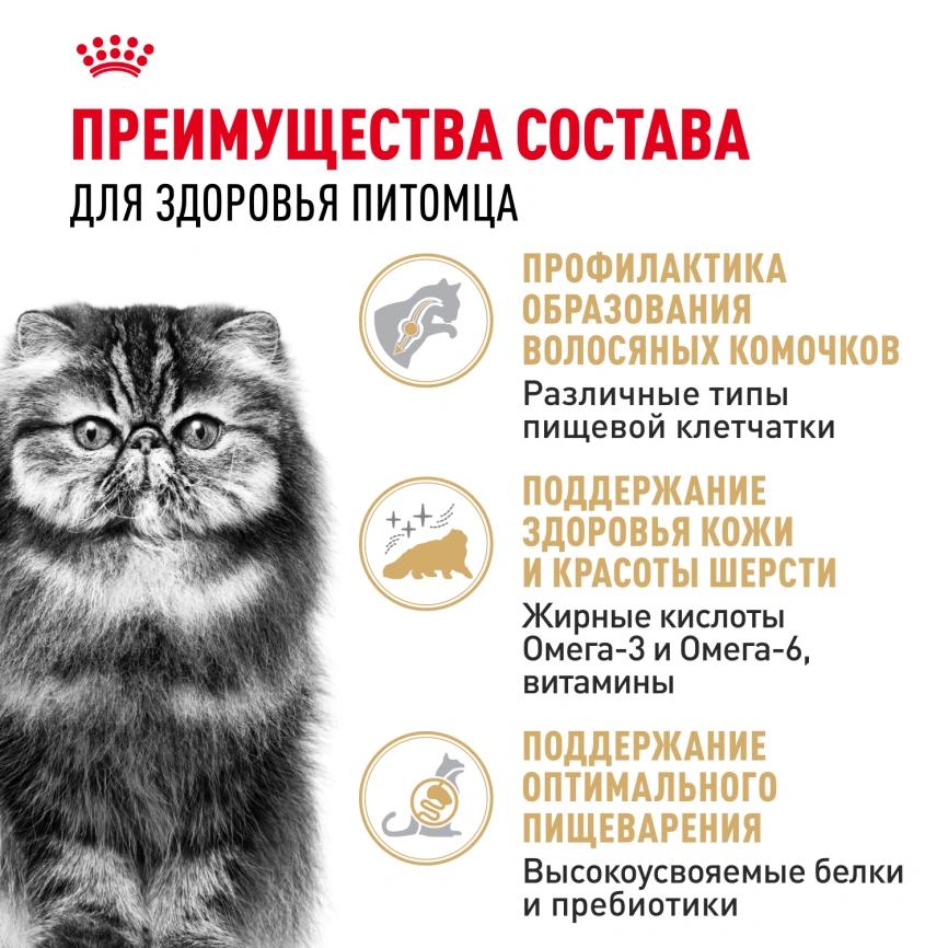 Сухой корм Royal Canin Persian для кошек персидской породы, 4 кг фото 3