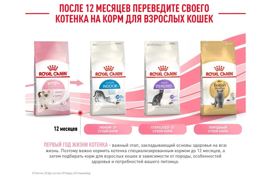 Сухой корм Royal Canin Kitten для котят, 300 г фото 13