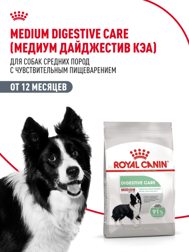 Сухой корм Royal Canin Medium Digestive Care для собак, 3 кг фото 13
