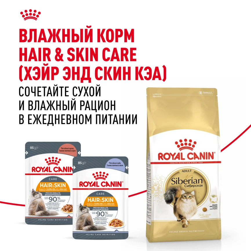 Сухой корм Royal Canin Siberian для кошек, 400 г фото 10