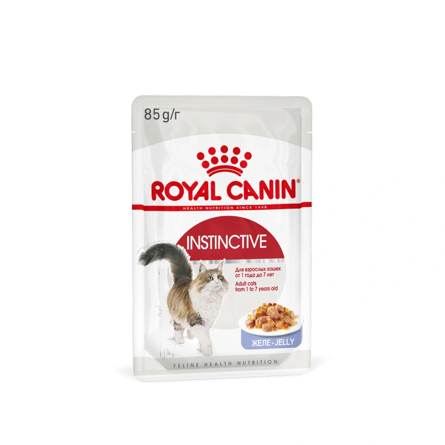 Влажный корм Royal Canin Instinctive в желе для взрослых кошек старше 1 года, пауч, 85 г фото 12