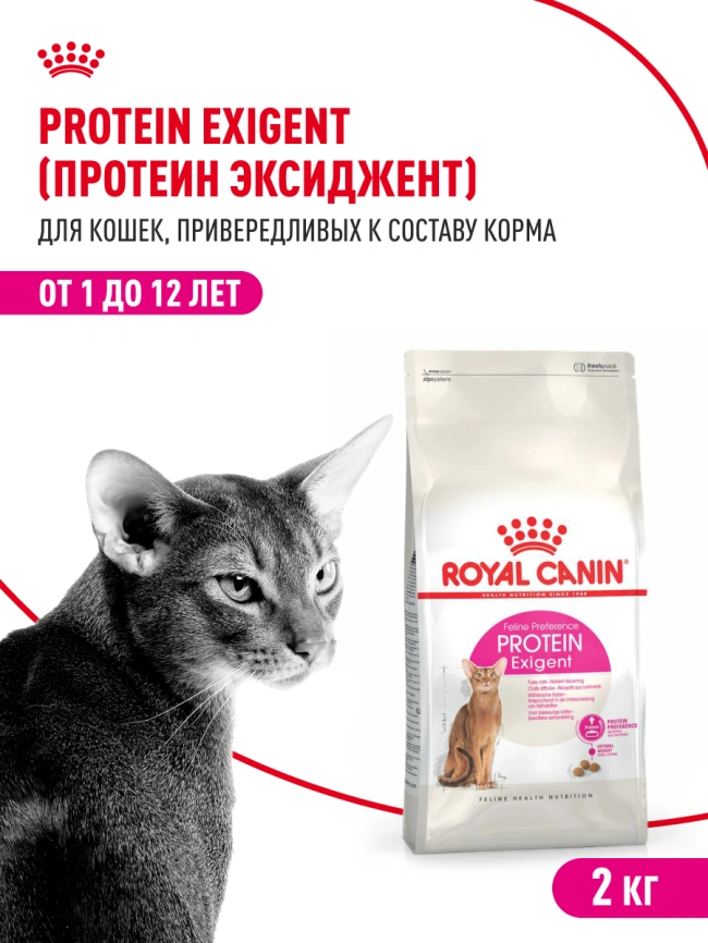 Сухой корм Royal Canin Protein Exigent для кошек фото 14