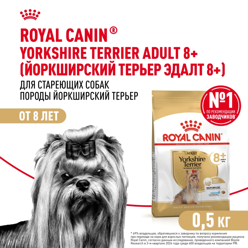 Сухой корм Royal Canin Yorkshire Terrier Adult для взрослых собак, 1.5 кг фото 1