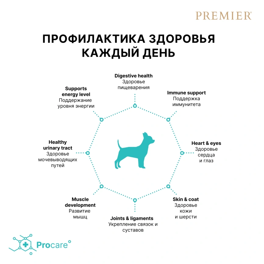 Сухой корм Premier Dog Salmon & Turkey Adult Mini для собак мелких пород, 3 кг фото 4