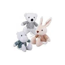 Игрушка Nobby «Мягкие зверята» для собак, дисплей, 12 шт. фото 1
