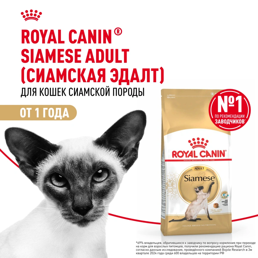 Сухой корм Royal Canin Siamese для кошек сиамской породы, 400 г фото 13