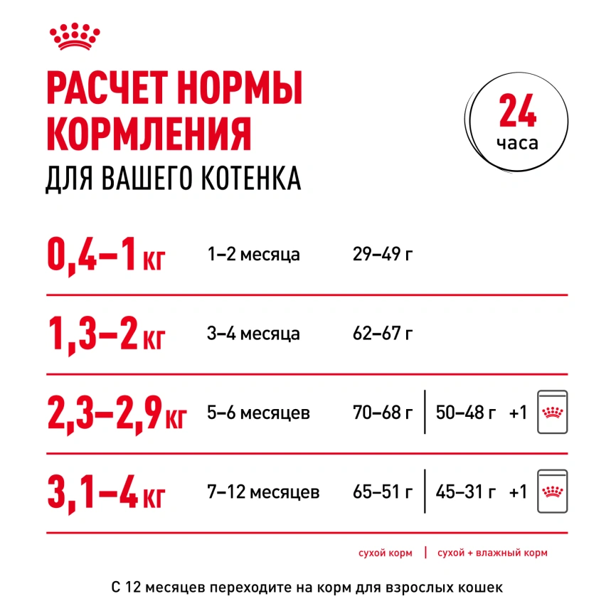 Влажный корм Royal Canin Kitten в желе для котят до 12 месяцев, пауч, 85 г фото 8