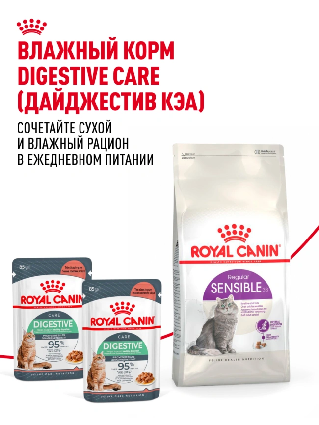 Сухой корм Royal Canin Sensible для кошек, 15 кг фото 9