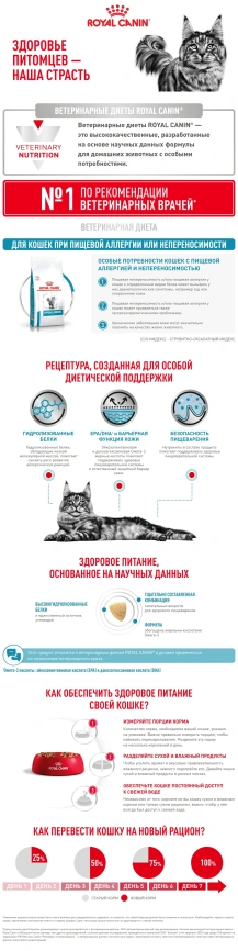 Сухой корм Royal Canin Hypoallergenic для кошек, 2 кг фото 9