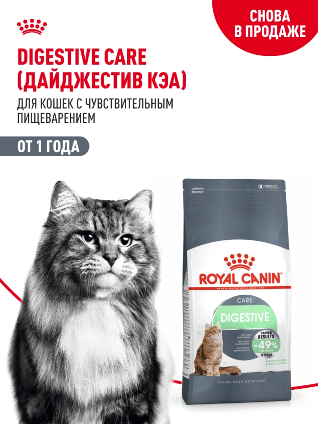 Сухой корм Royal Canin Digestive Care для кошек, 400 г фото 13