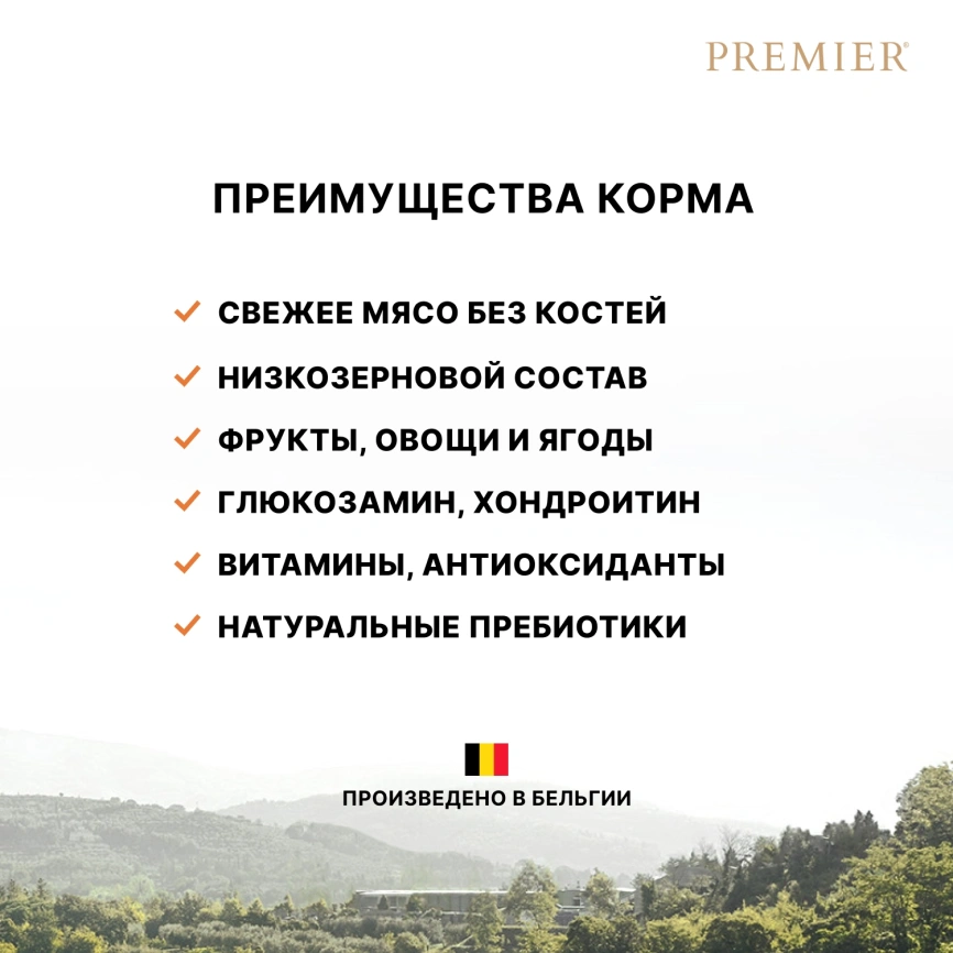 Сухой корм Premier Dog Salmon & Turkey Adult Mini для собак мелких пород, 3 кг фото 3