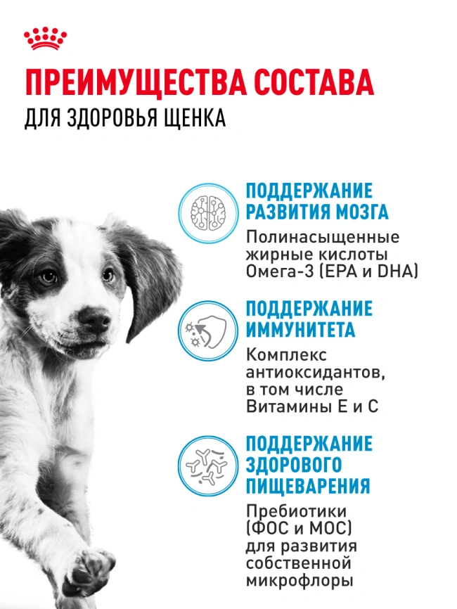 Сухой корм Royal Canin Medium Puppy для щенков, 3 кг фото 19