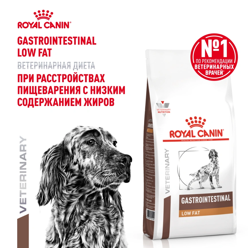 Сухой корм Royal Canin Gastrointestinal Low Fat для собак, 12 кг фото 12