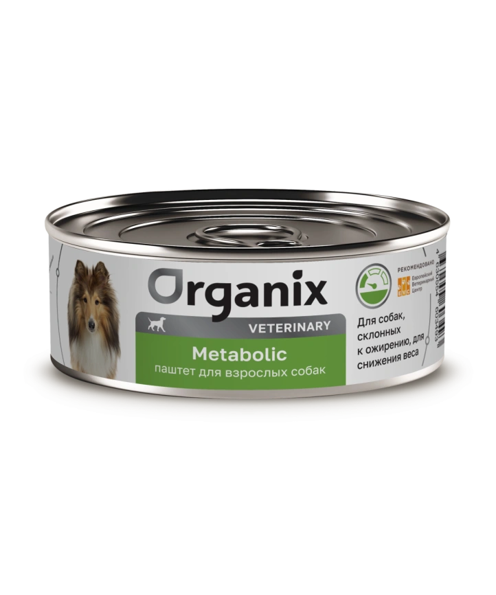 Влажный корм Organix Veterinary Metabolic для взрослых собак для снижения веса, склонных к ожирению, 100 г фото 1