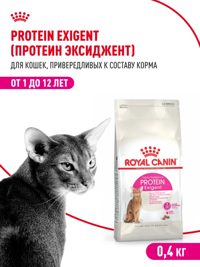 Сухой корм Royal Canin Protein Exigent для кошек, 400 г фото 14